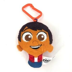 Disney Pixar Coco Miguel Clip On Keychain Plush Backpack Hanger Toy